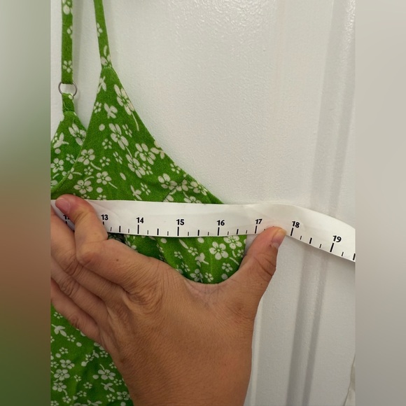 Reformation Green Crimini Floral Sleeveless Midi Dress Sz 2 Wedding Guest Party - Picture 9 of 9